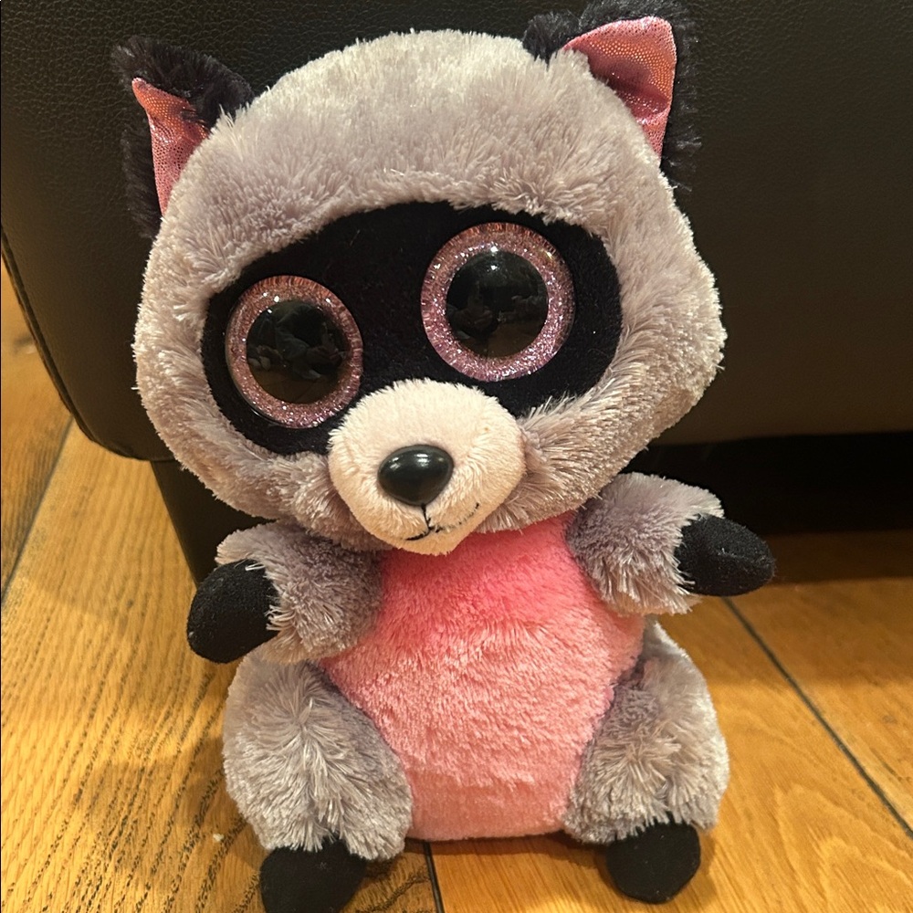 Ty Beanie Boos Rocco Raccoon Medium